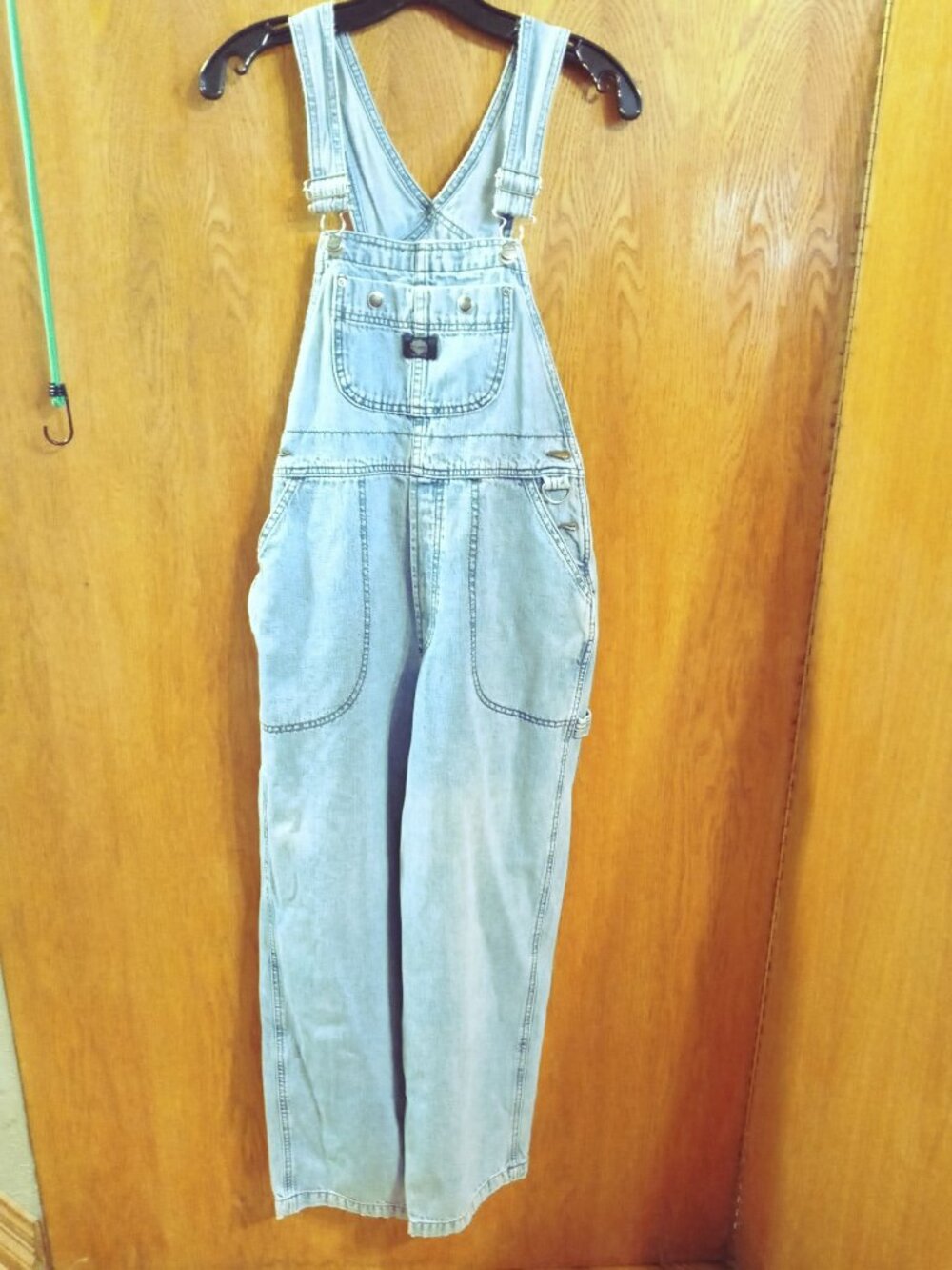Harley-Davidson Women's Classic Blue Jeans Overalls Size SMALL